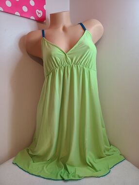 Vintage Y2K Secret Treasures Smooth Microfiber Babydoll Chemise Size 2X